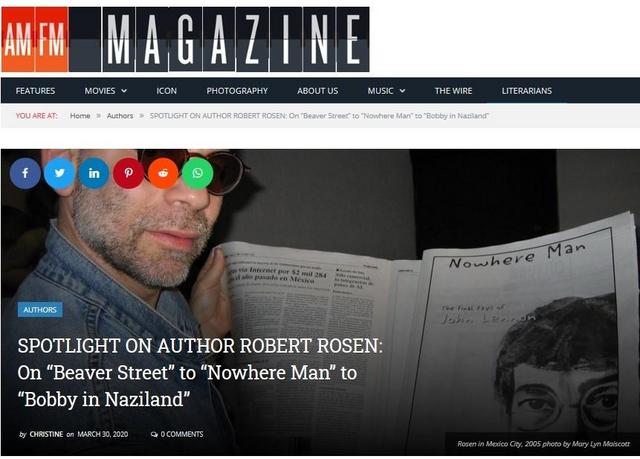 AMFM Magazine's spotlight on author Robert Rosen.